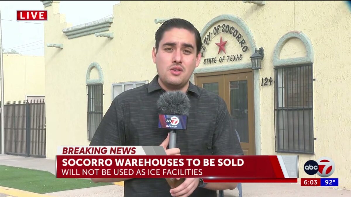 ICE will no longer use Socorro warehouses