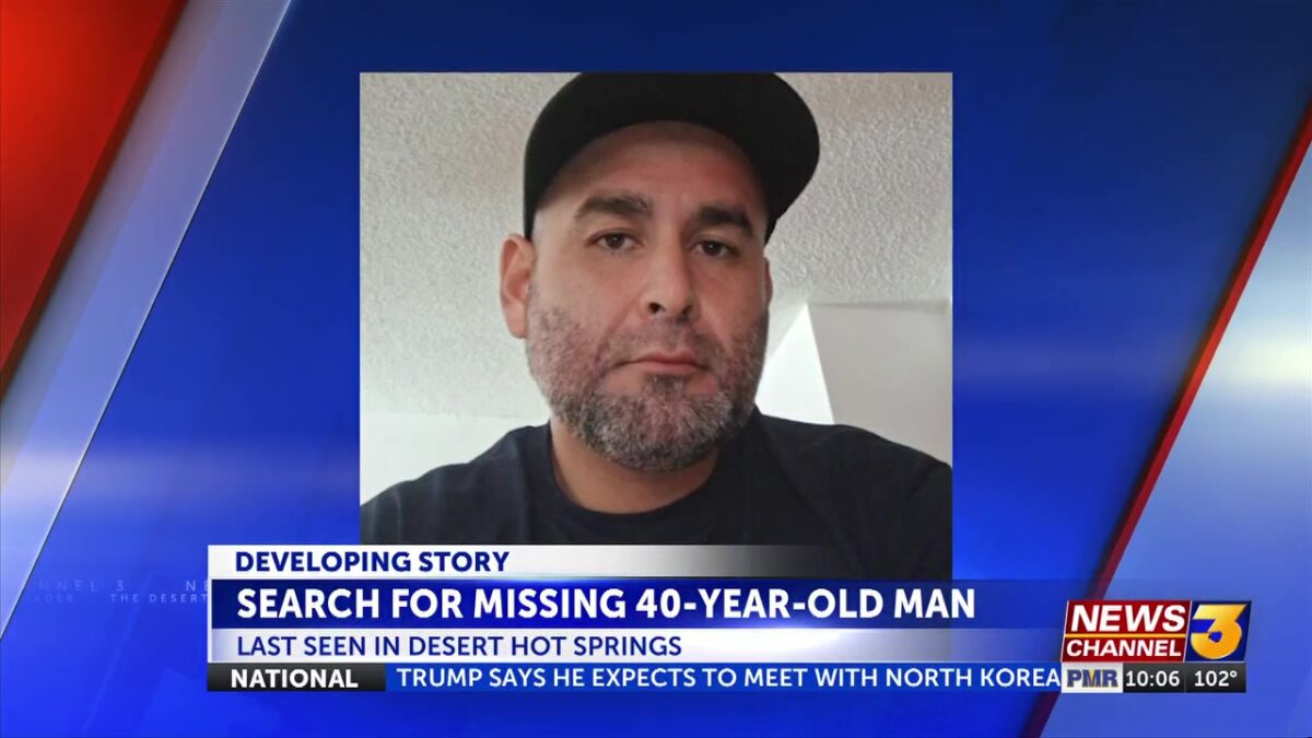 Authorities search for missing 40-year-old man