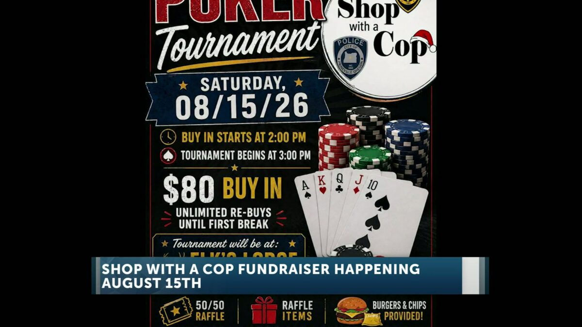 Shop with a Cop hosts poker fundraiser this Saturday for local children