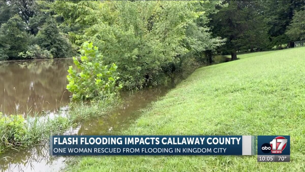 Flash flooding impacts Callaway County after heavy storms