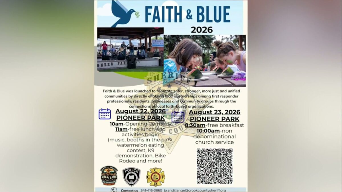 Prineville hosts Faith & Blue event this weekend at Pioneer Park