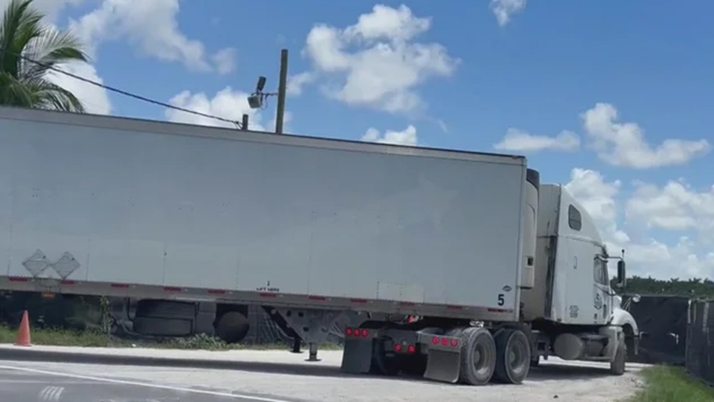 Inspectors discovered trucks were being stored on the property without county approval.
