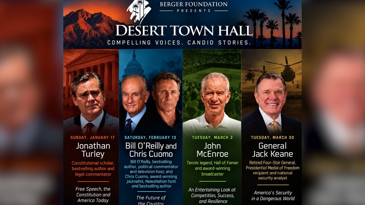 Desert Town Hall lecture series to feature Bill O’Reilly