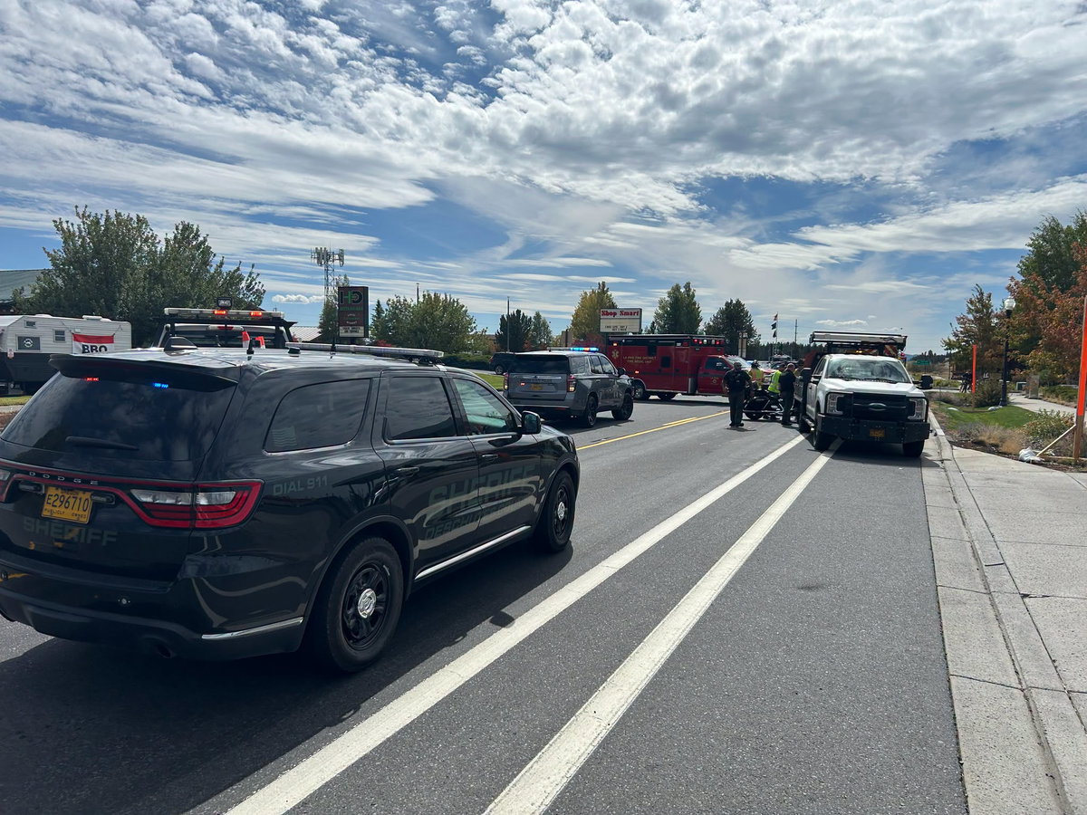 Motorcyclist injured in La Pine crash on South Highway 97