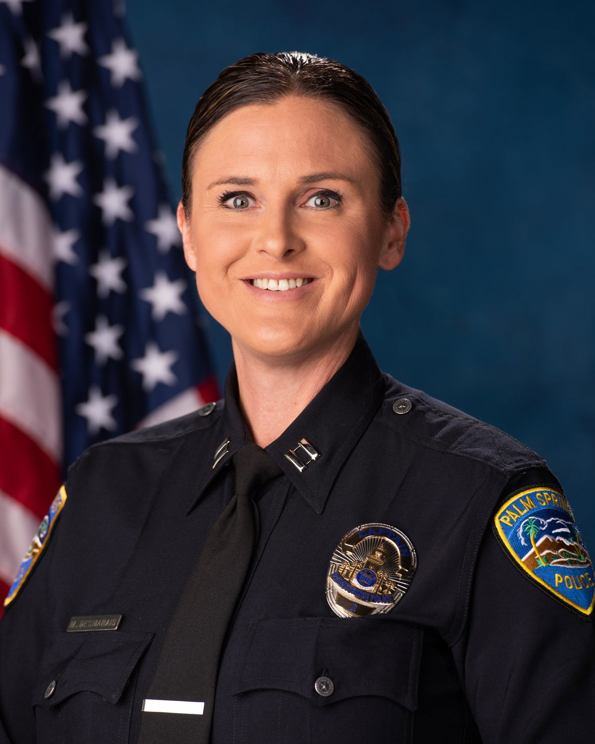 Palm Springs Police Captain Melissa Cain leaves department