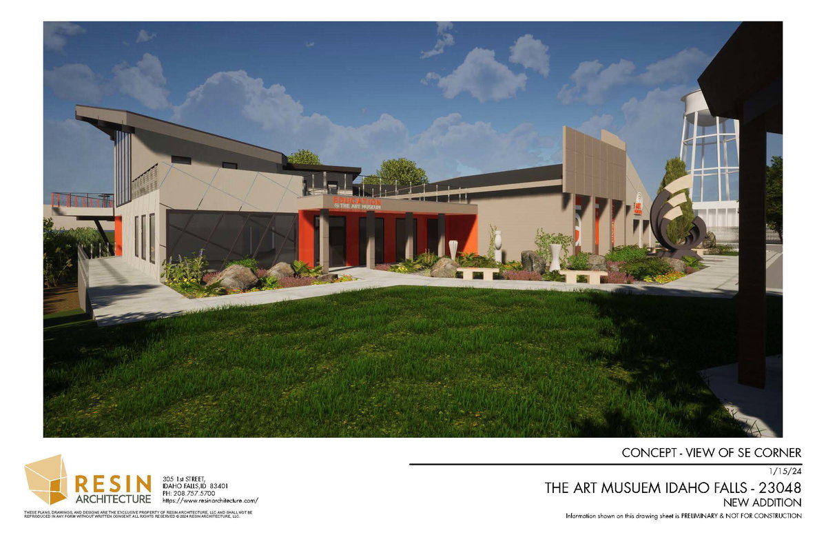 One step closer – The Art Museum of Eastern Idaho Education Center