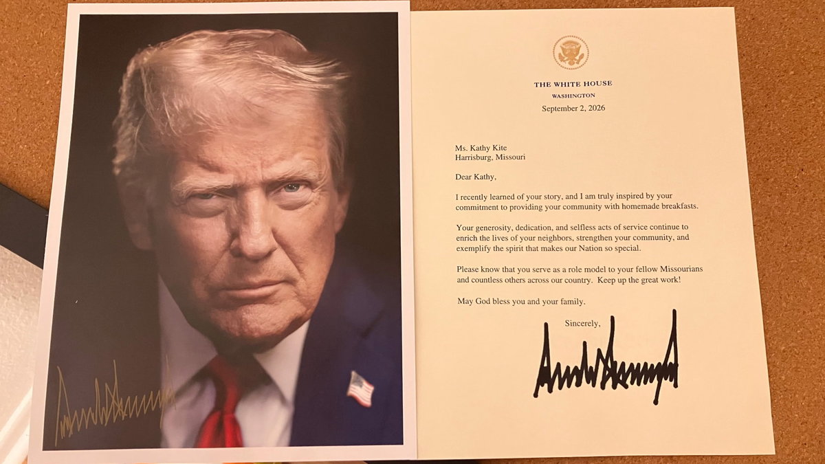 President Trump sends letter to Harrisburg woman under fire for serving breakfast out of home