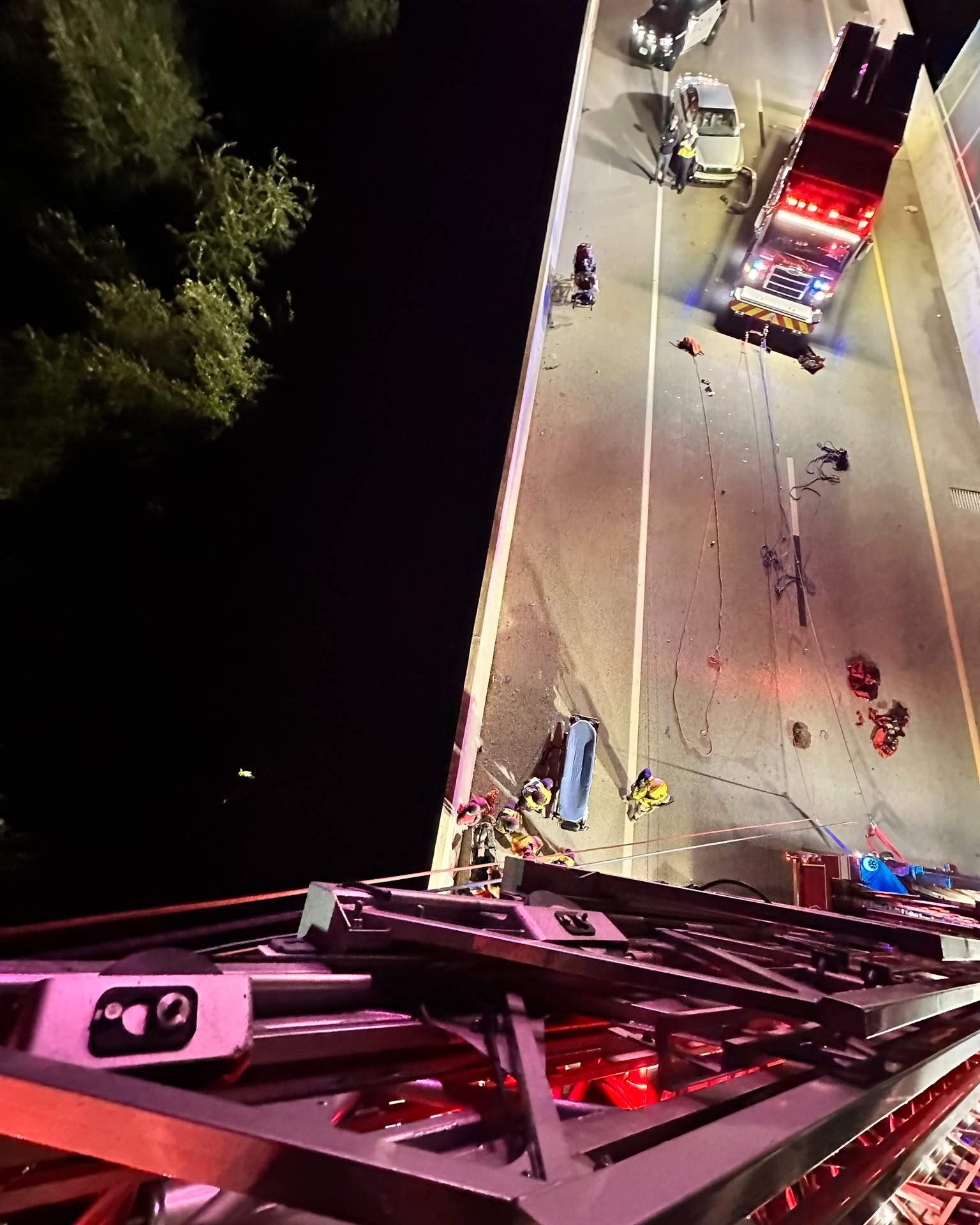 A Kansas State University student suffered critical injuries after jumping from a bridge Friday night in an attempt to avoid being struck by a swerving vehicle in Riley County.