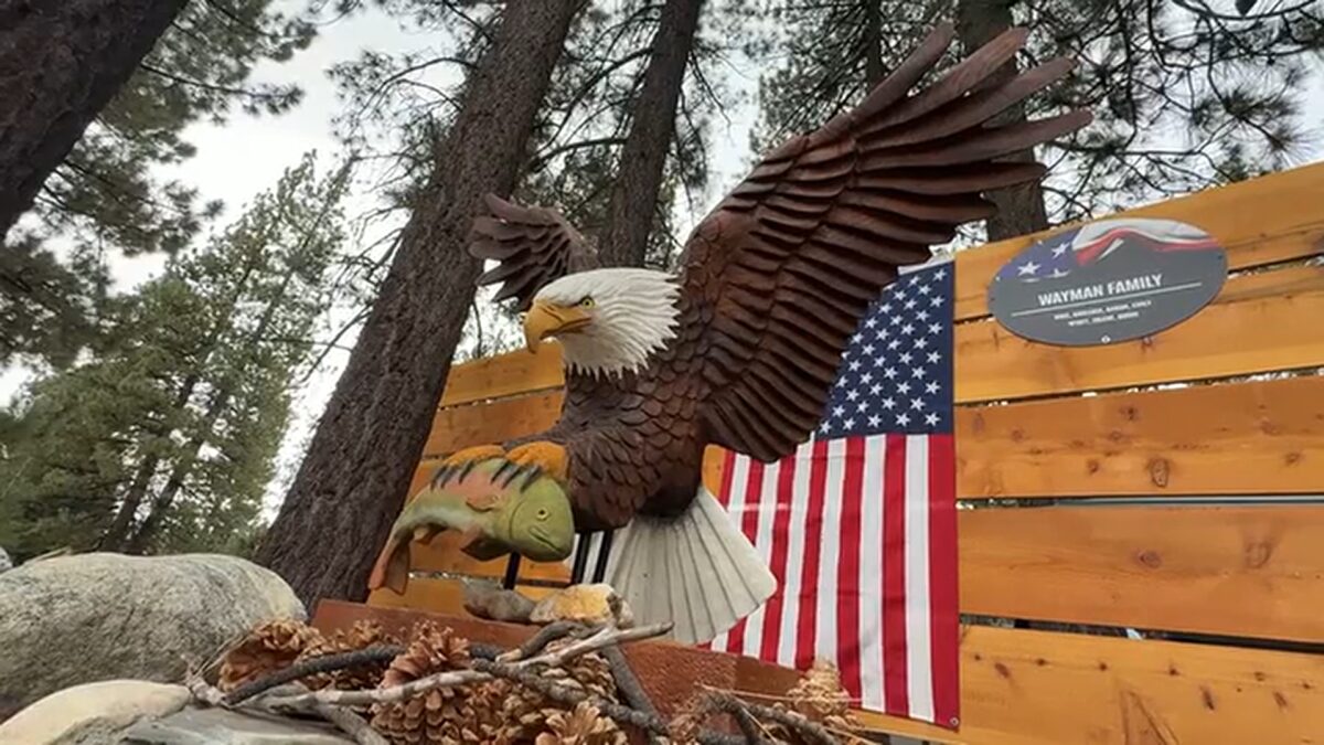 KCALKCBS Bald Eagle Jackie Statue