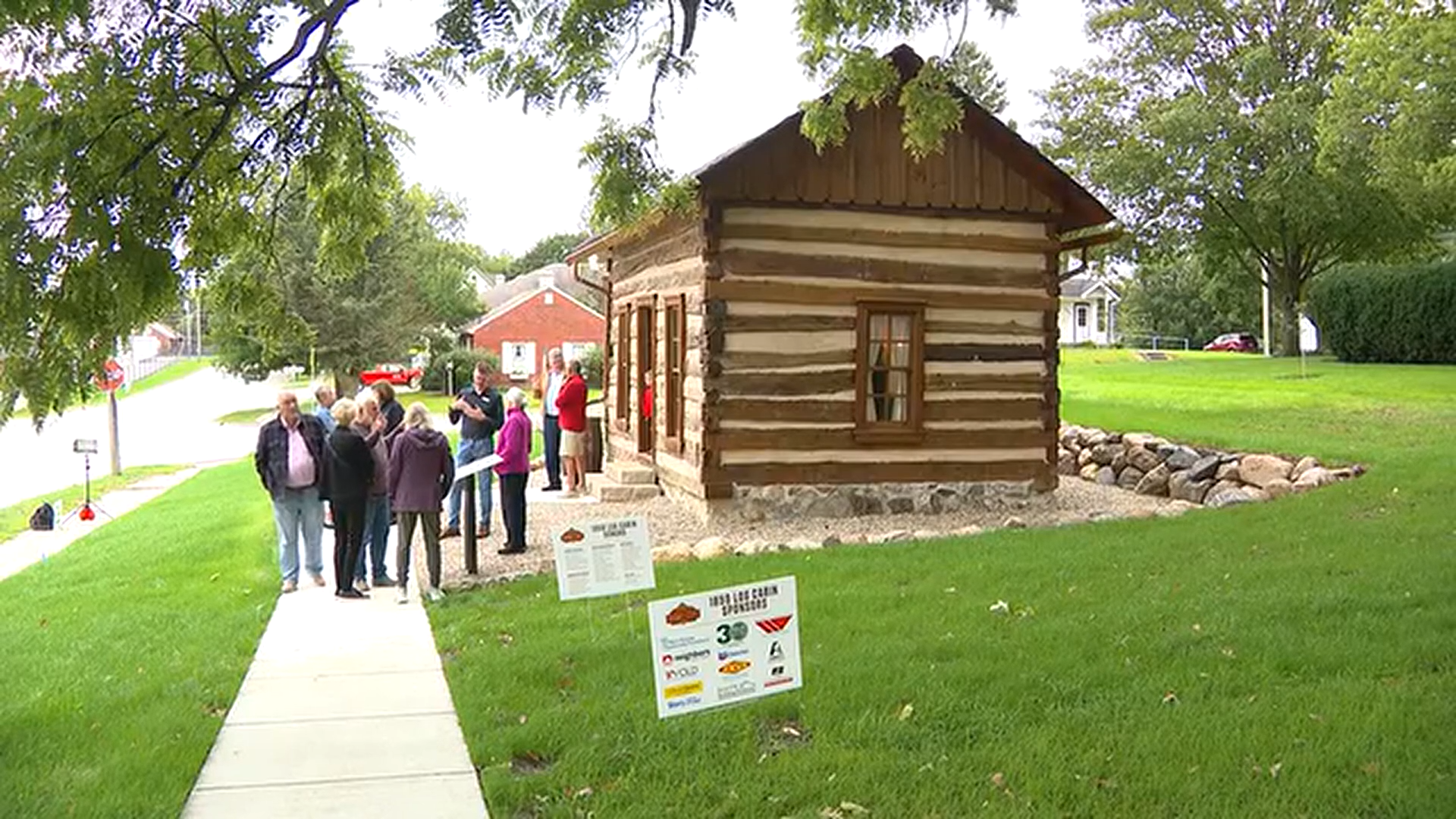 A historic cabin built in 1859 northeast of Story City has been restored to its original condition