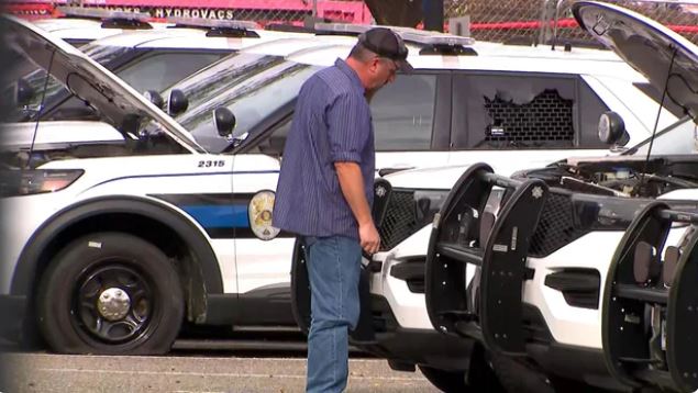 Deputies from the Boulder County Sheriff's Office arrested a former member of their department on Monday after he allegedly made a distress call to emergency dispatch overnight. Tyler Reilly is charged with shooting at multiple police cars outside the Broomfield police building and also firing a rifle at the Boulder sheriff's headquarters