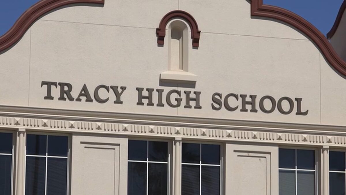 Tracy High School's football coach