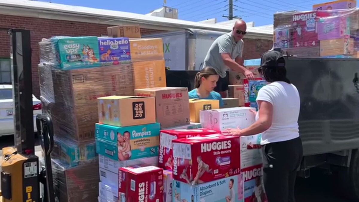The Valley youngster recently delivered one of the largest diaper donations Nourish Phoenix has ever received