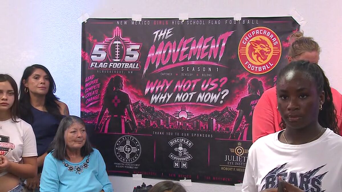 High school girls in New Mexico are making history this fall as six schools in the Albuquerque area launch the state’s first competitive girls flag football league
