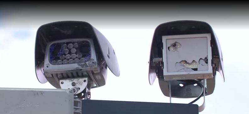 Three speed cameras in Santa Fe