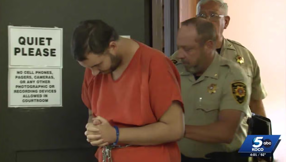 Victor Hawkins appeared in court in Garvin County