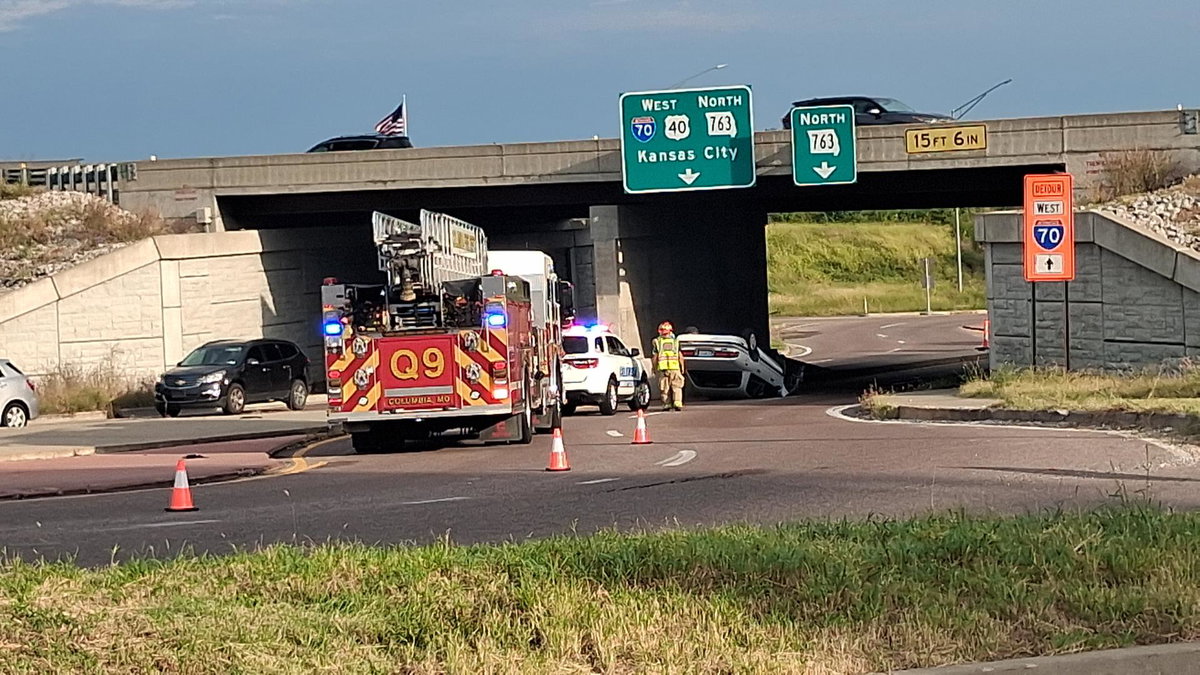 Scene cleared after crash on Range Line Street