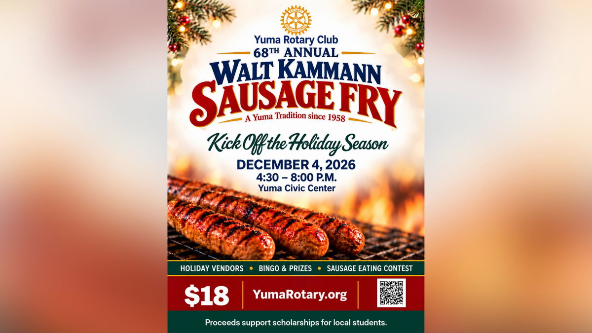 Yuma Rotary Club to host 68th Annual Walt Kammann Sausage Fry