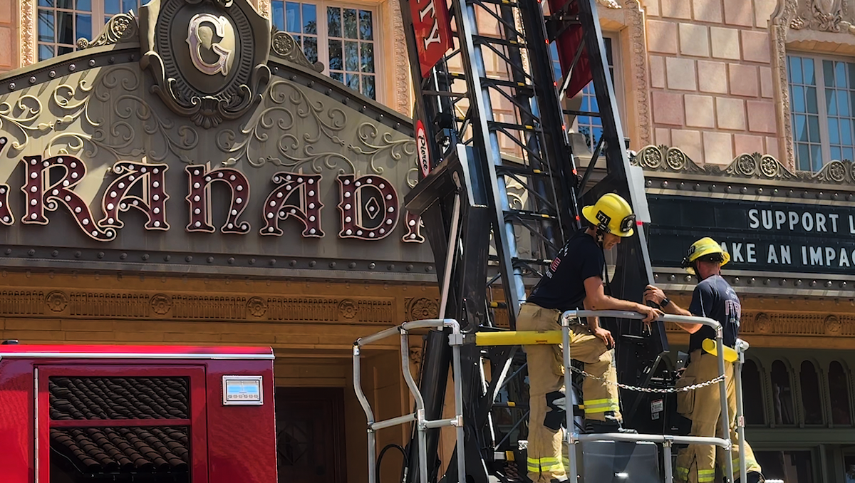 Santa Barbara Firefighters Conduct High-Rise Training at Granada Theatre