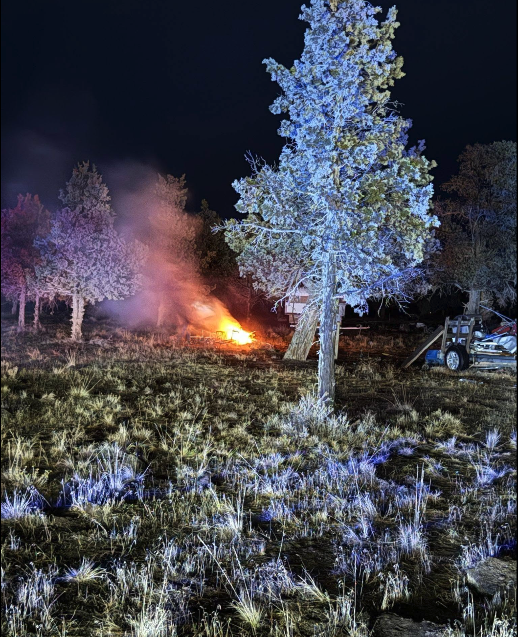 No action taken after brush fire discovery east of Redmond