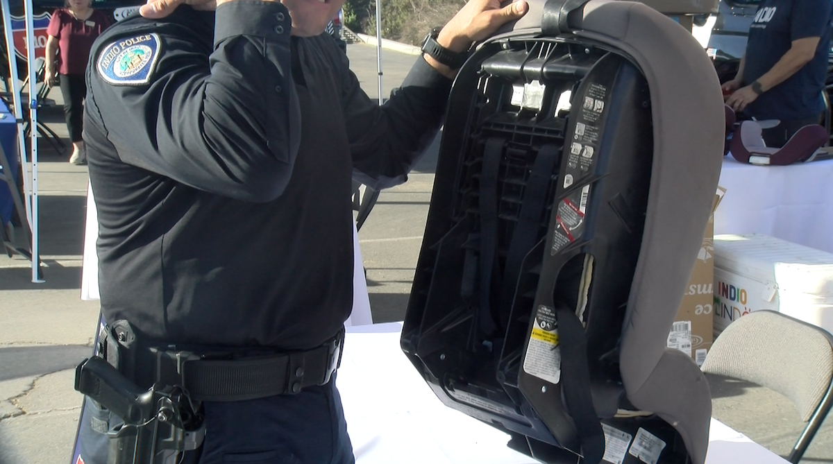 Keeping kids safe on the road: Indio hosts car seat safety event