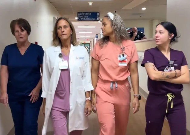 A family of nurses at the Antelope Valley Medical Center.