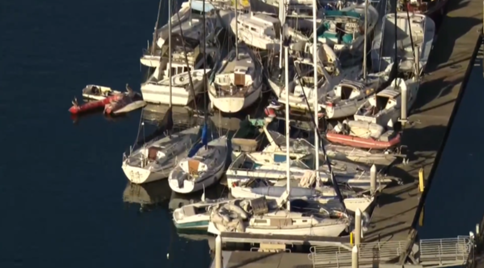 Dozens of abandoned boats are piling up