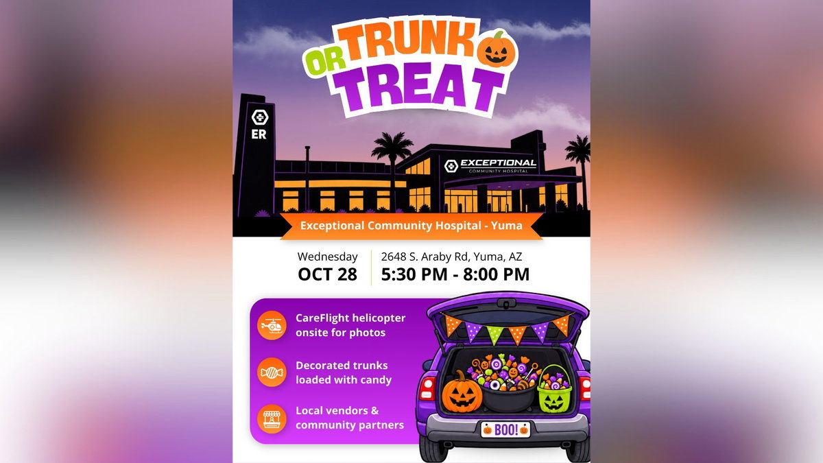 ECH Yuma to host Trunk or Treat 2026