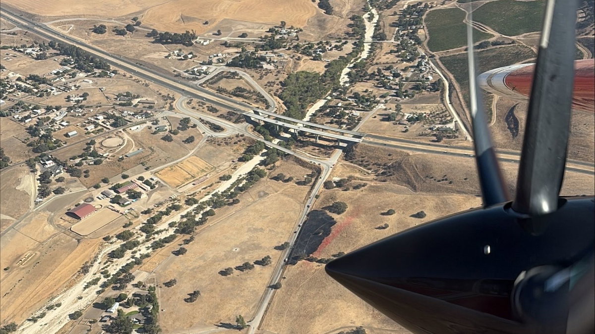 Fire crews battle vegetation fire in rural Paso Robles