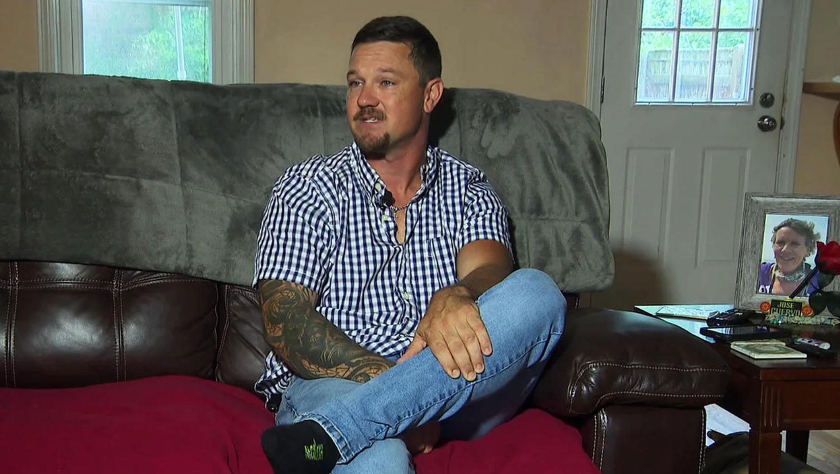 Tyler Sullivan escaped a boat fire with his parents and spent two nights on an island off Cape Cod said a decision he made still haunts him to this day.