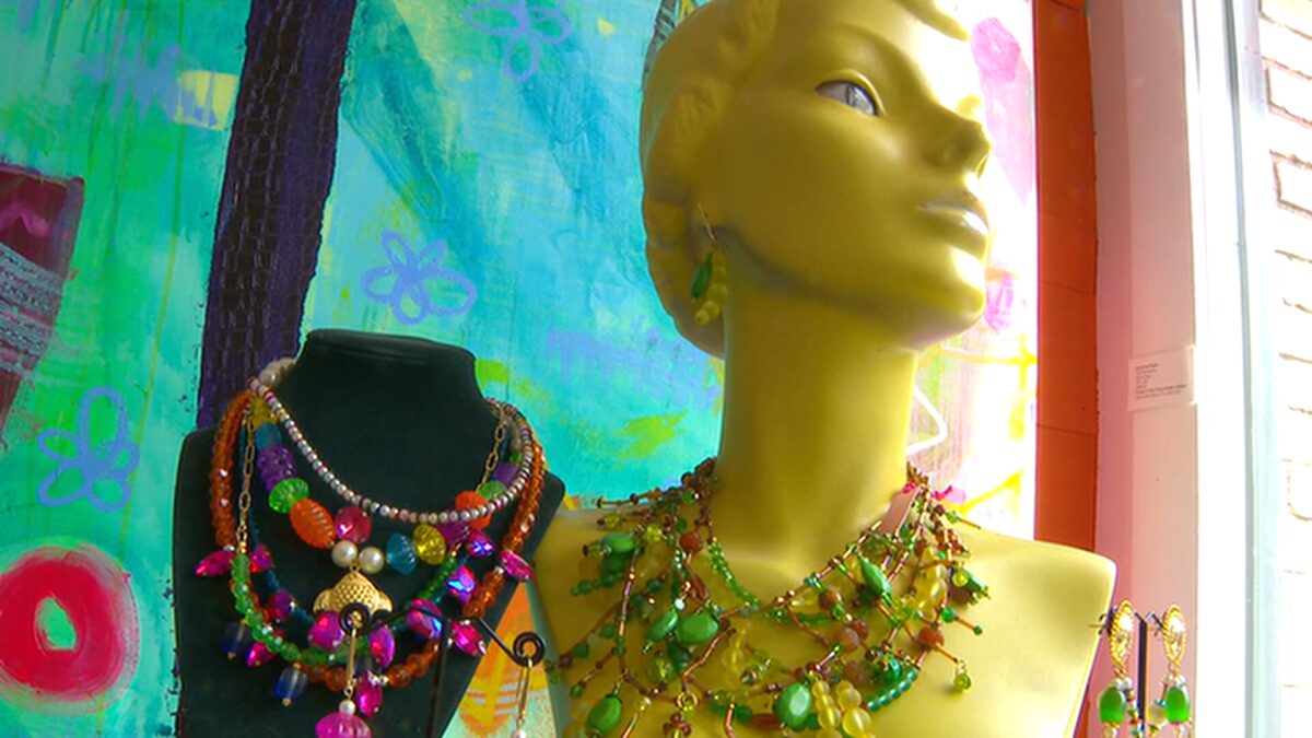 From prints and jewelry to ceramics and acrylic paintings