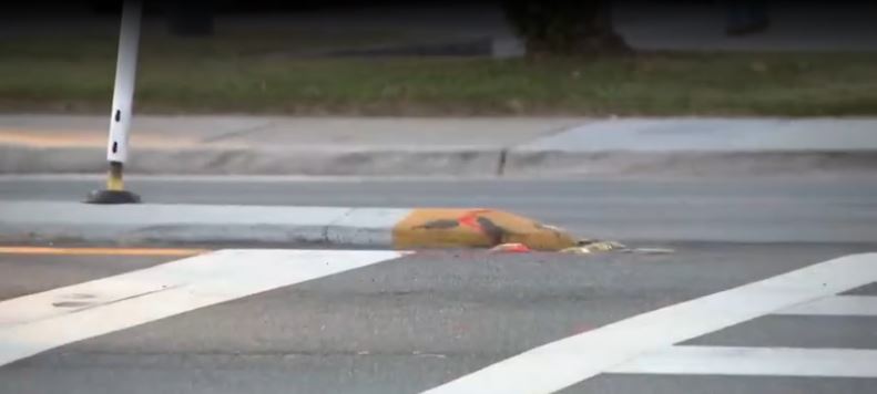 An 18-year-old was injured on Sunday evening in Ocala after police said they were hit by a car while filming "a social media video where they were giving a haircut on the median."