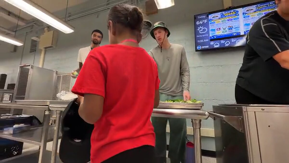Lunchtime hit a little differently at Pulaski High School when some of the Milwaukee Bucks showed up for a big surprise.