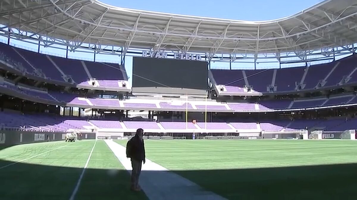 The new stadium is designed to host football