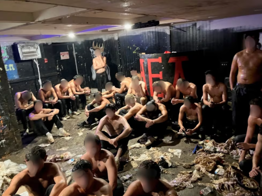 University of Wisconsin- Madison release photo of hazing on campus.