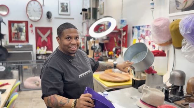 Inside his College Park studio
