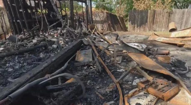 Lee Jenkins says he lost everything in a fire started by the strong winds during the storms.
