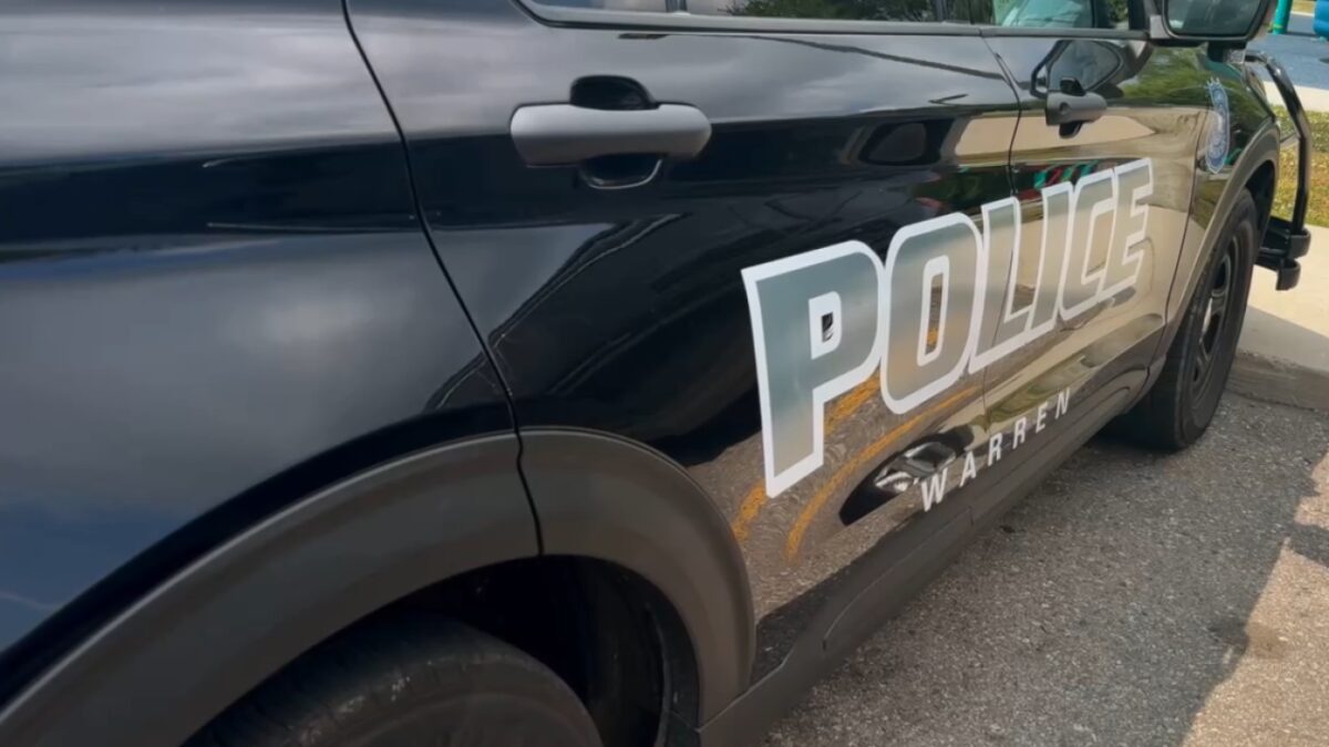 A Warren father has died after he was struck by a car during a driving lesson with his teenage daughter on Sunday afternoon