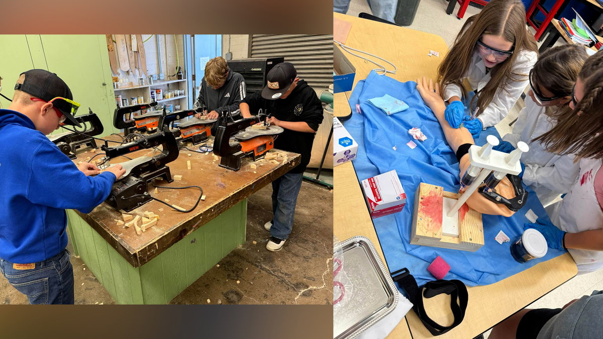 Crook County Middle School students explore career paths through hands-on learning