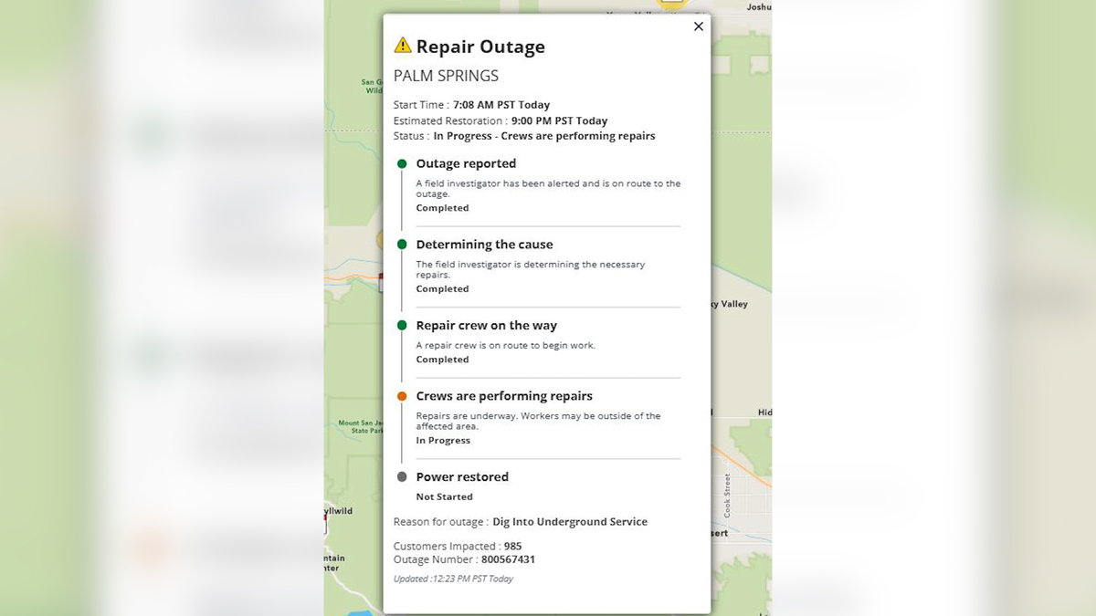 Outage leaves nearly 1