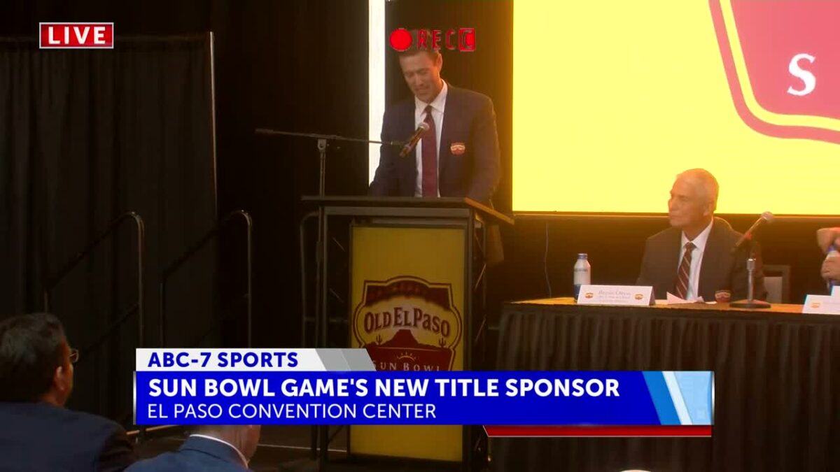 Old El Paso sponsors Sun Bowl game