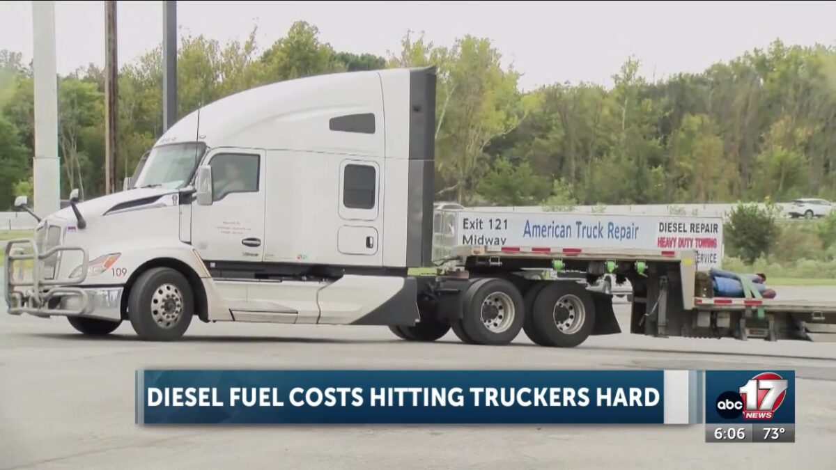 Missouri truckers feel diesel price surge as holiday shipping season approaches