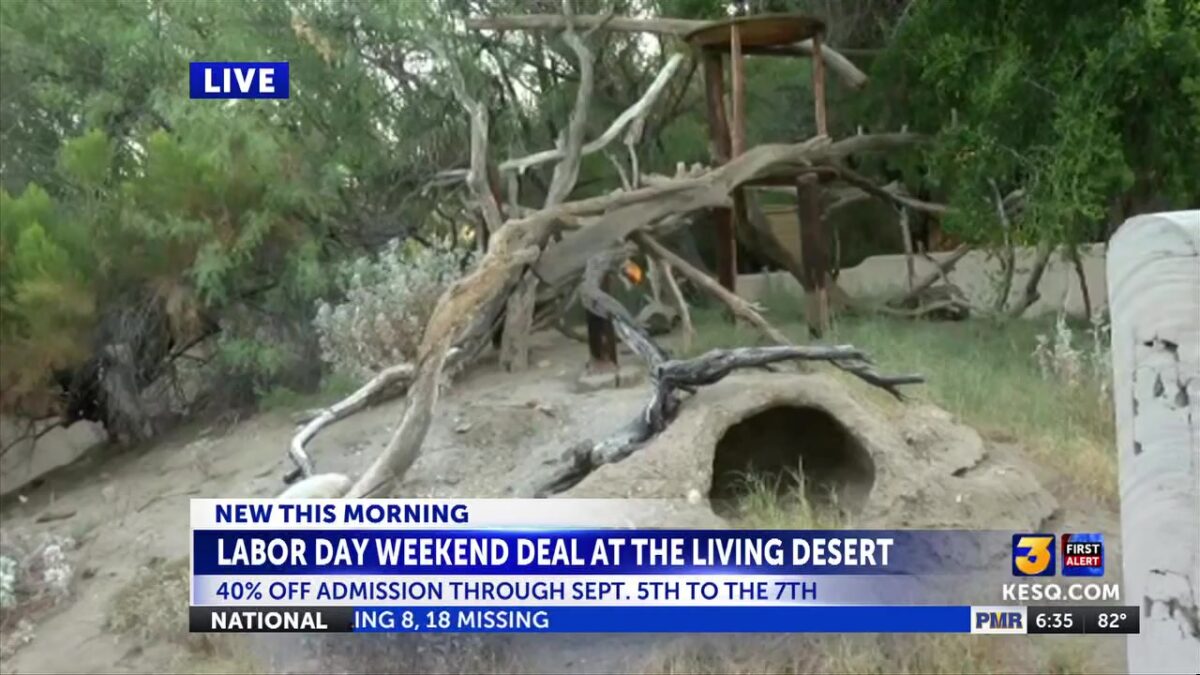 Labor Day weekend brings discounts and updates to The Living Desert