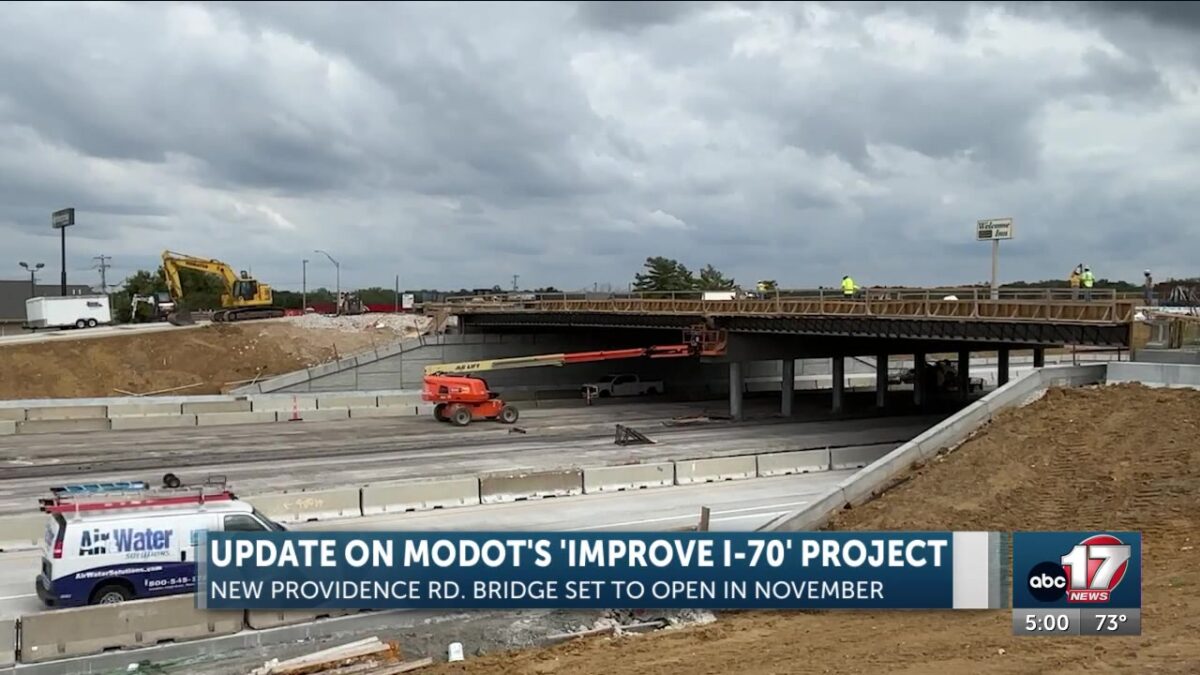 Providence Road bridge set to open in November