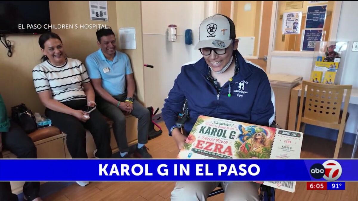 Cancer patient gets surprise tickets for Karol G concert in El Paso