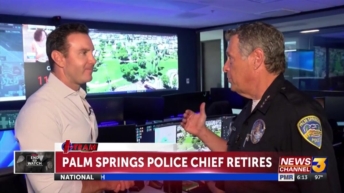 I-Team: Palm Springs Police Chief Andy Mills reflects on 49-year career as he prepares to retire