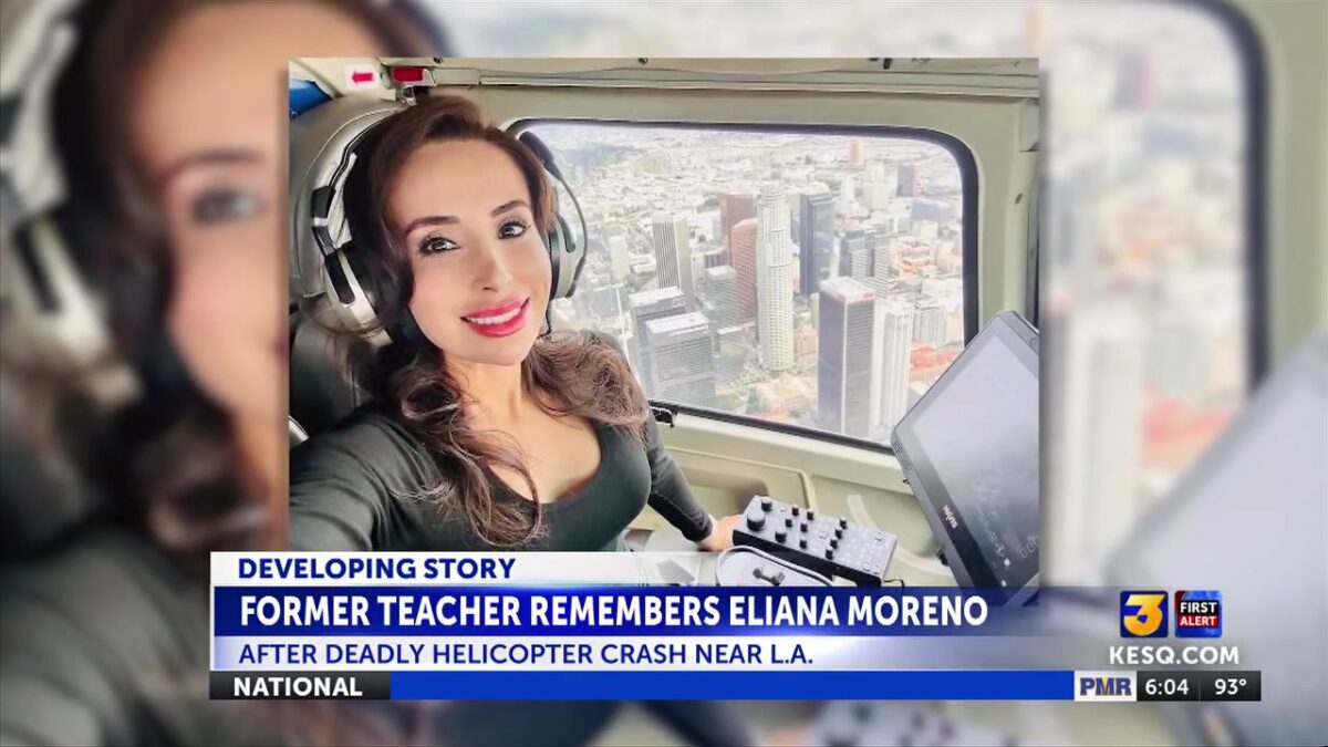 Former teacher remembers Eliana Moreno after deadly helicopter crash
