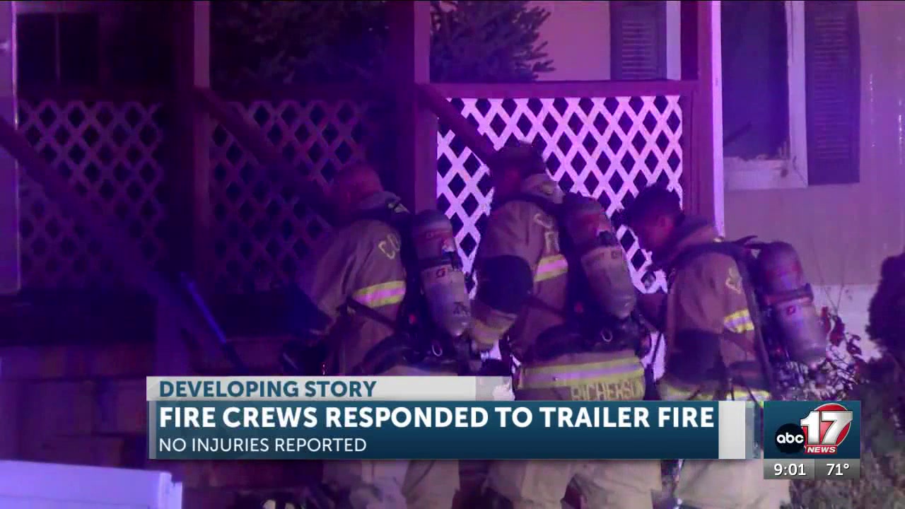 Nobody injured in early morning trailer fire in Columbia