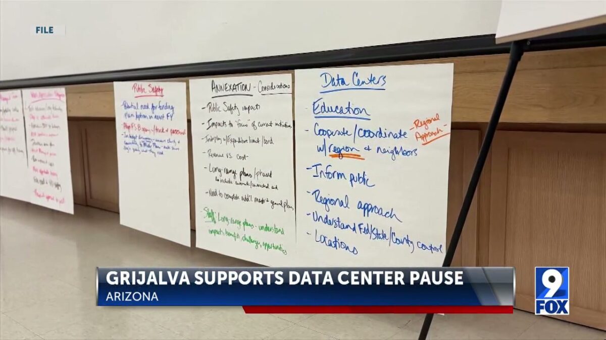 Reaction to Arizona attorney general’s call for statewide pause on data center construction
