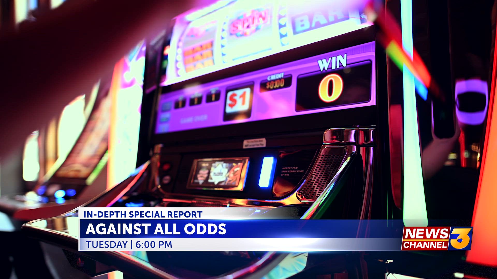 Against All Odds – Tuesday at 6pm